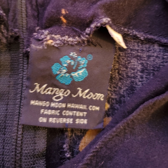 90s Hawaiian Rayon Fish Print Summer Dress - Picture 4 of 5